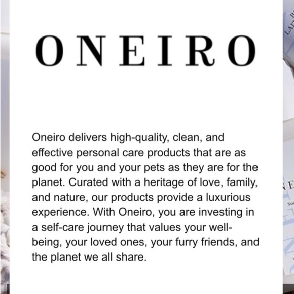 New Oneiro 5pc Body Care Set + Shower Bag - Picture 4 of 4